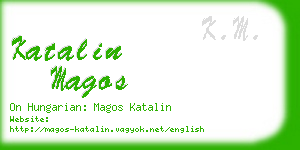 katalin magos business card